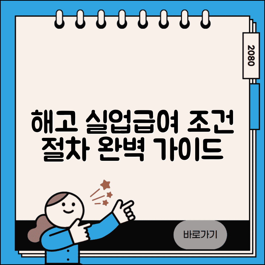해고 실업급여 신청 조건 절차 | 해고 시 실업급여 수급 자격 완벽 가이드