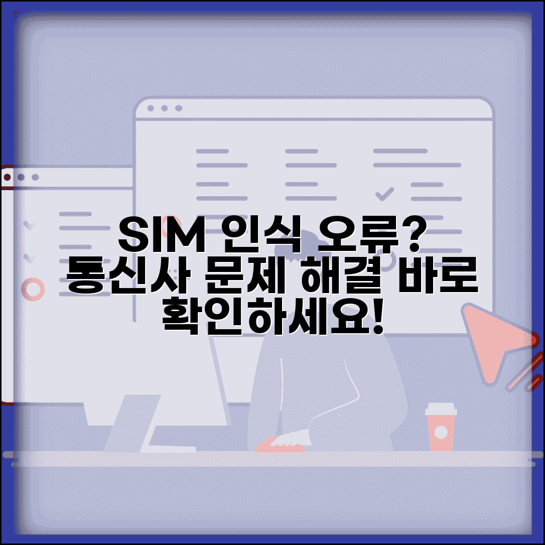 유심 인식 안될때 해결법 | SIM카드 오류 + 통신사 문제 해결