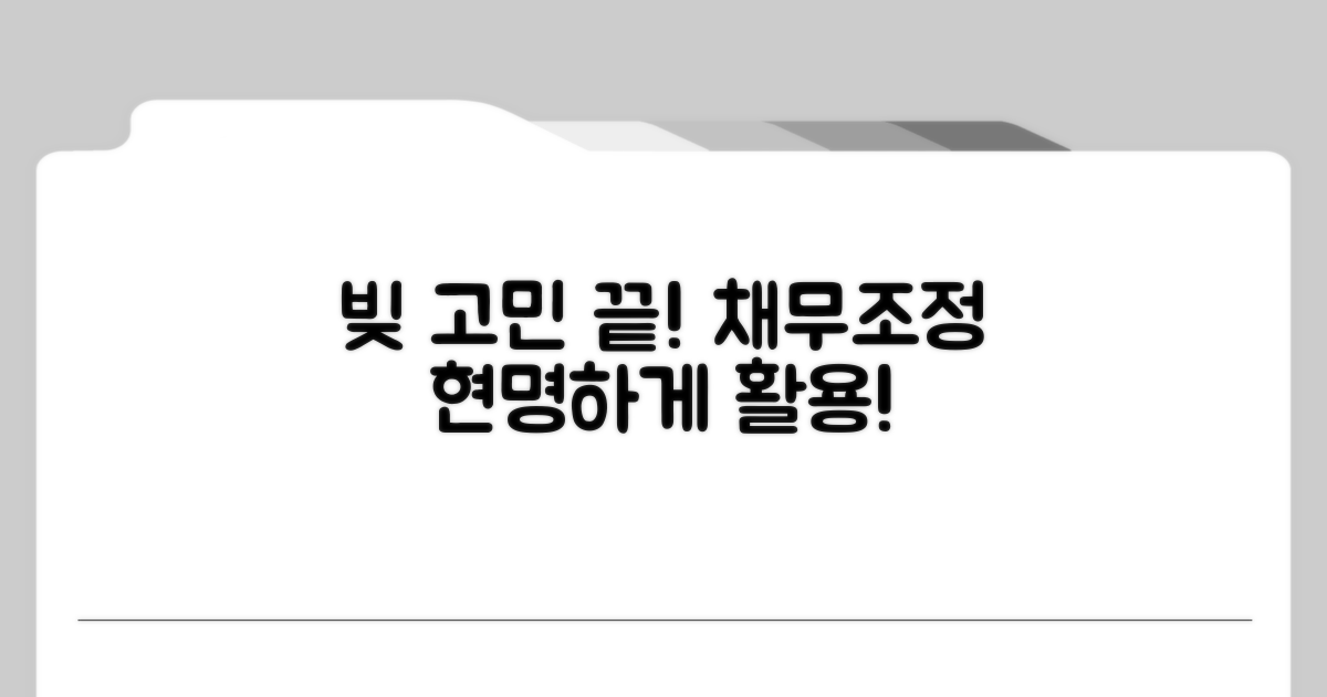 현명하게 채무조정 제도 활용하기