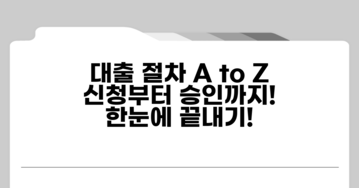 신청부터 승인까지, 대출 절차 총정리