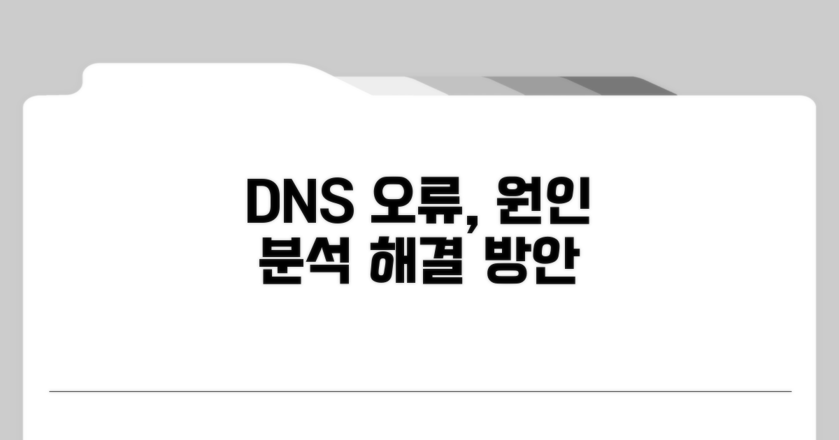 DNS 서버 응답 오류 원인 분석