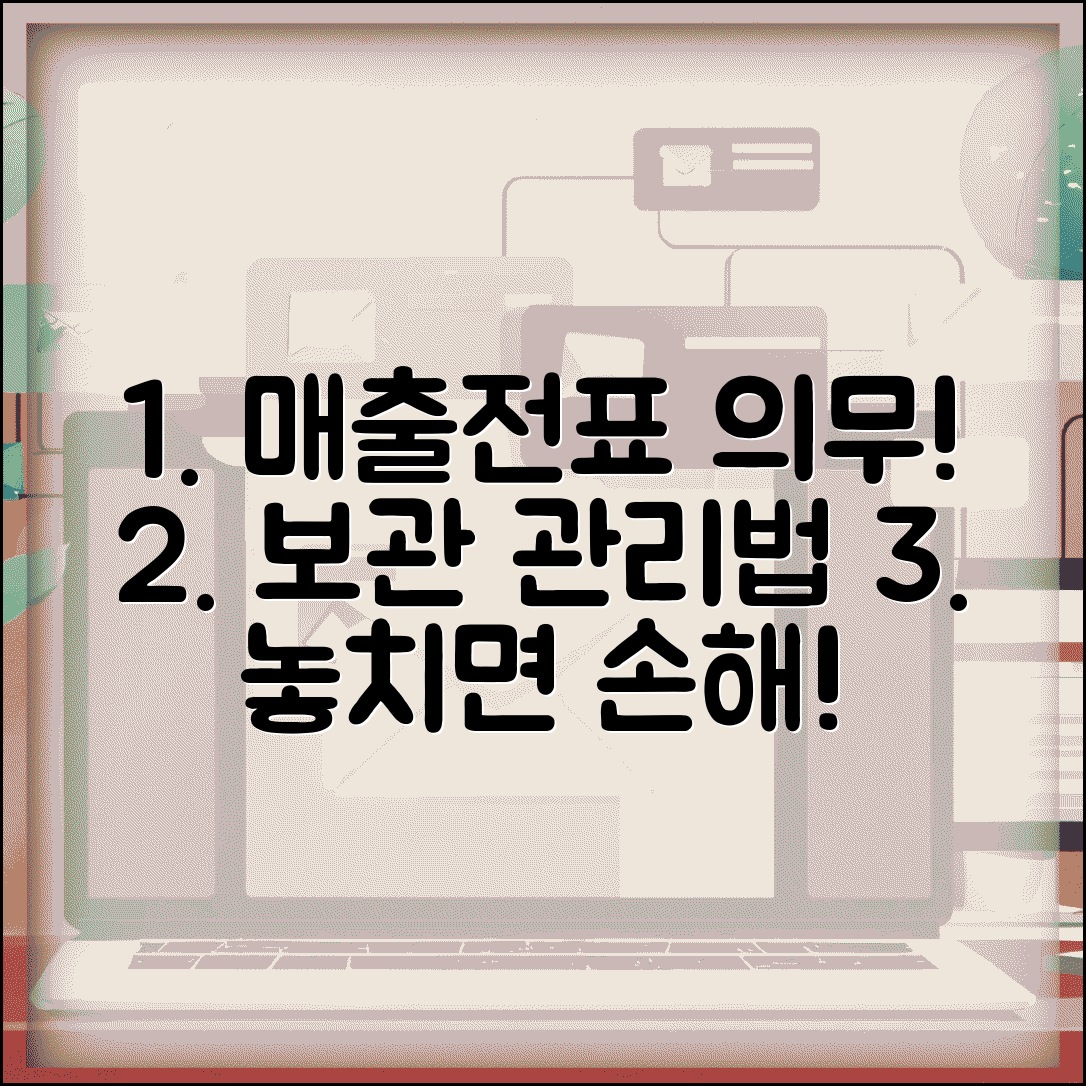 신용카드 매출전표 발급 보관 의무 및 관리 방법