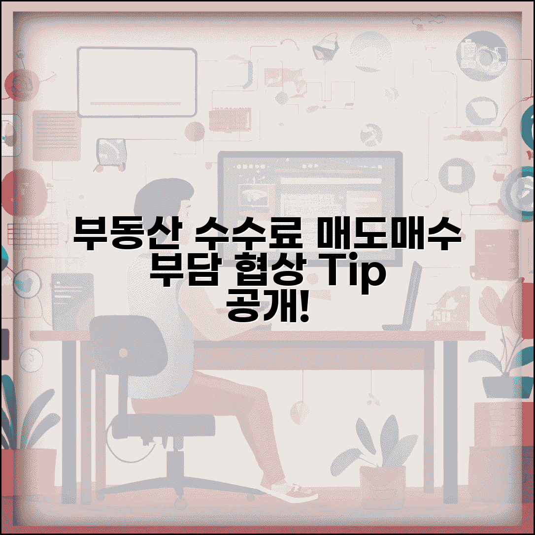 부동산 중개수수료 매도 매수 부담 비율 협상 관례