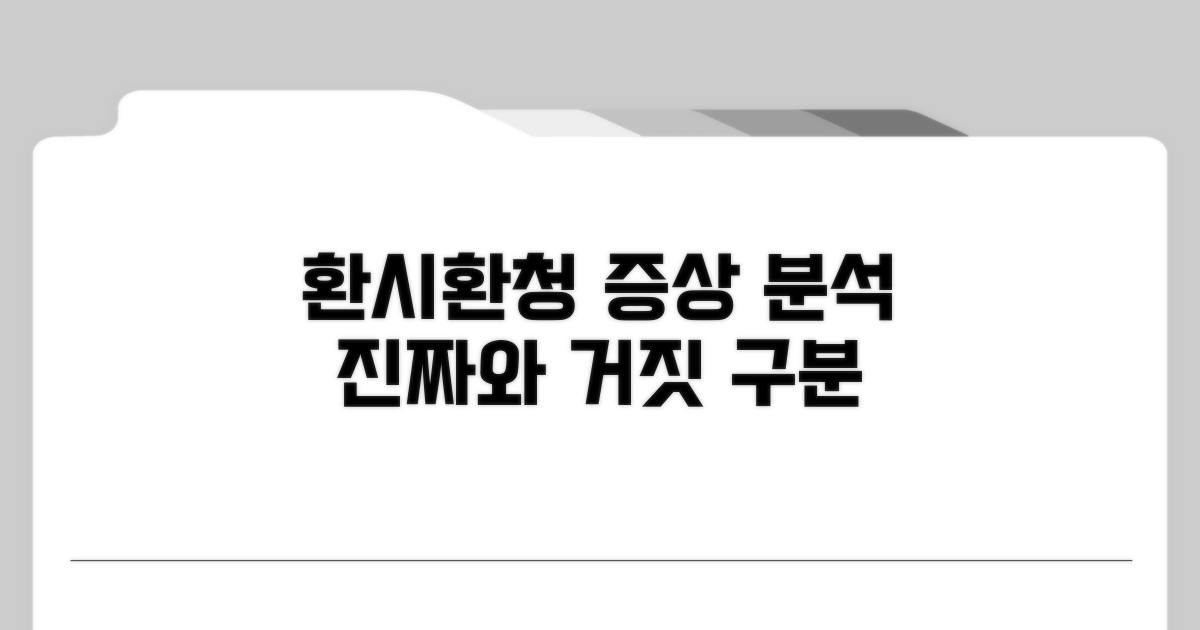 환시, 환청 등 주요 증상 분석