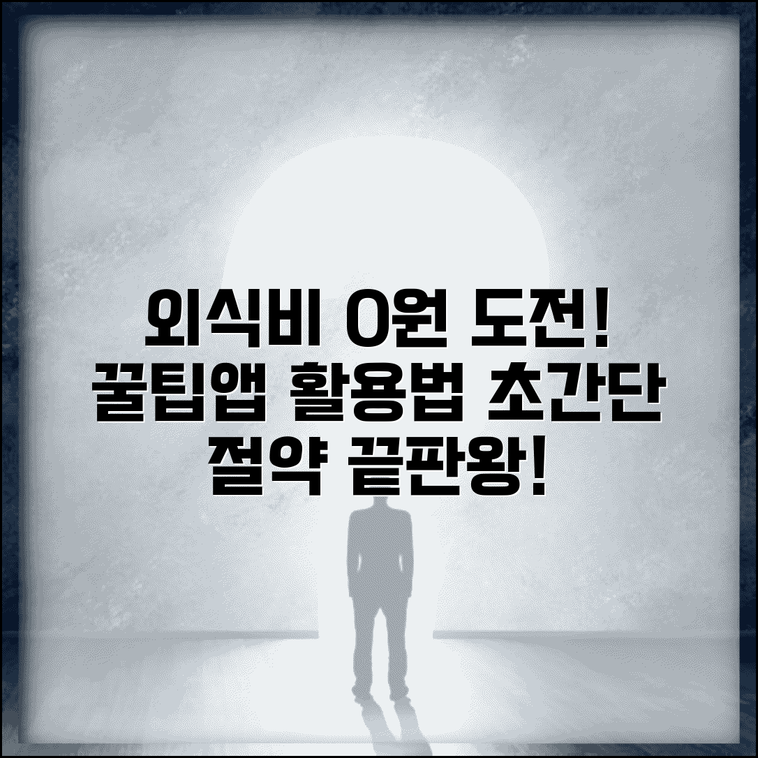 싸게 밥 먹기 프로젝트 | 외식비 절약 꿀팁 및 앱 활용법 총정리