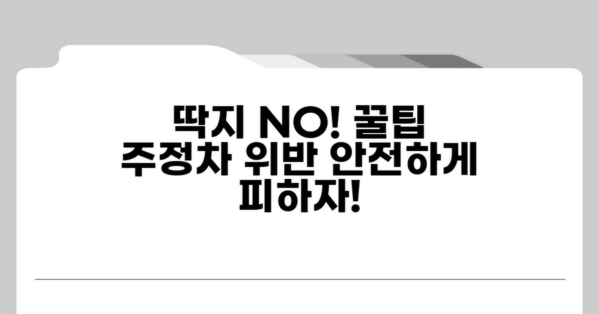 주정차 위반 딱지 피하는 꿀팁