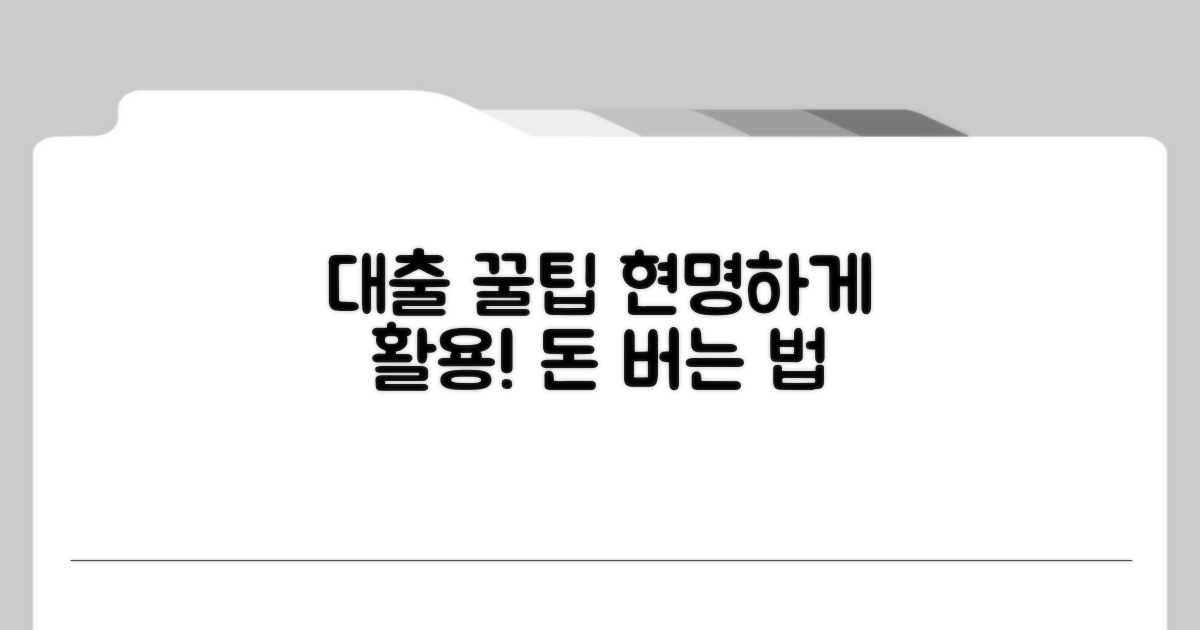 현명한 대출 활용 꿀팁