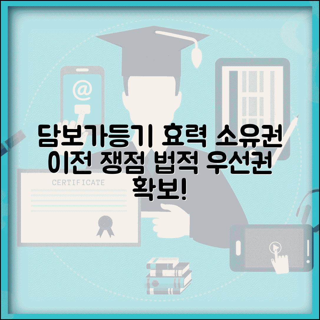 소유권이전담보가등기 효력 | 담보가등기 법적 효과 및 우선권