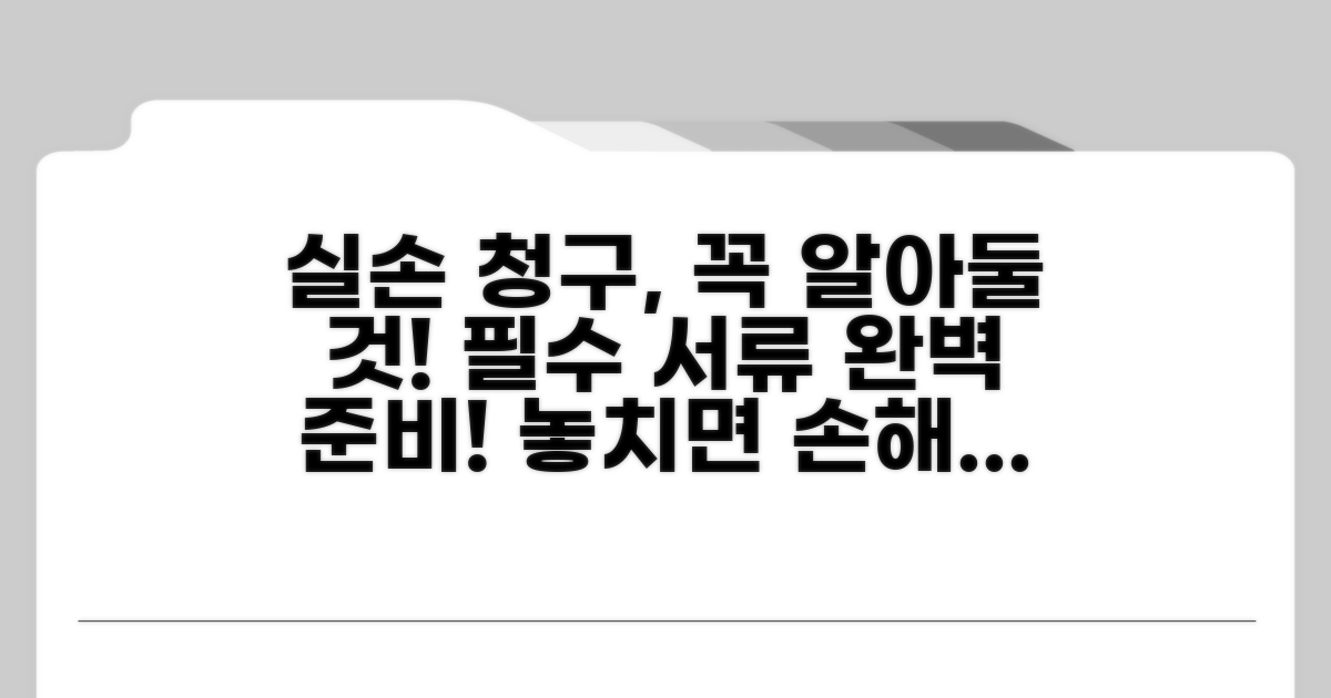 실손 청구 시 주의사항과 서류 준비