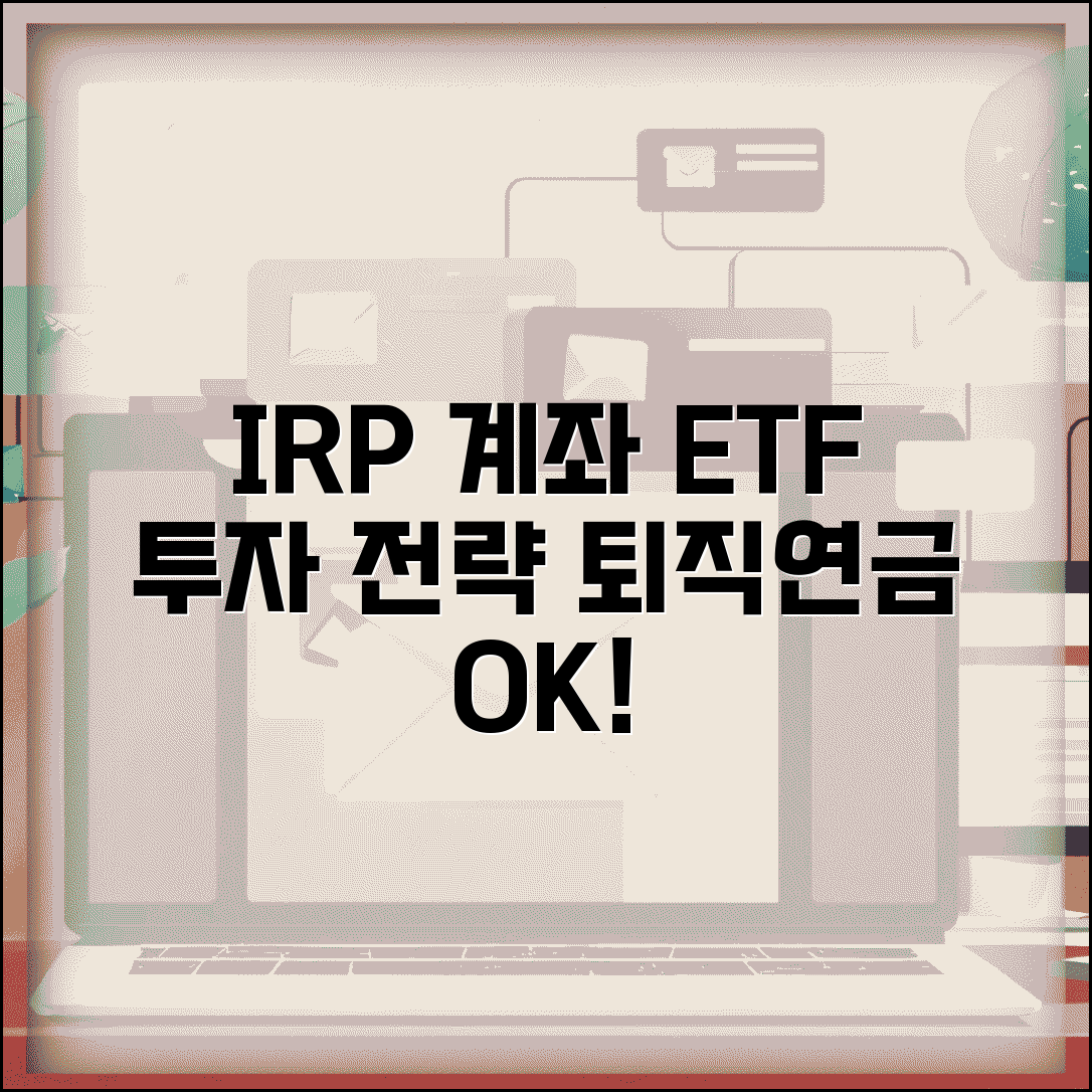 퇴직연금 IRP 계좌 운용 방법 투자 상품 | IRP 계좌 ETF 투자 전략