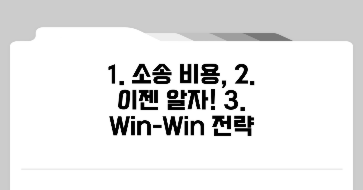 소송 비용, 어디까지 따져봐야 할까?