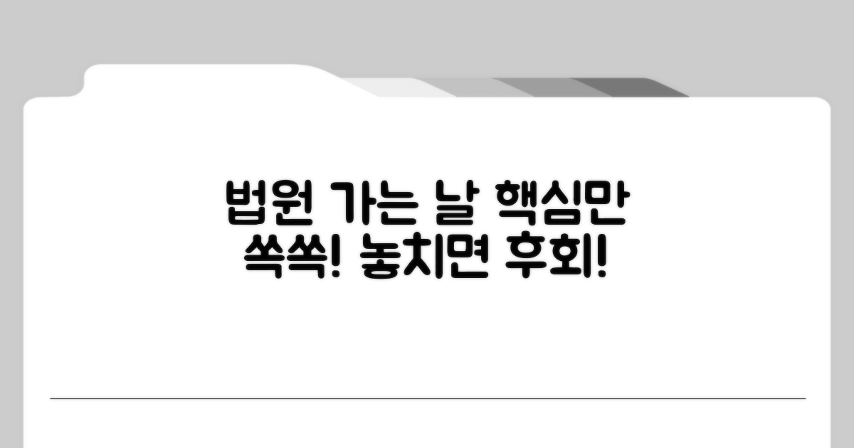 법원 가는 날, 꼭 알아야 할 것들