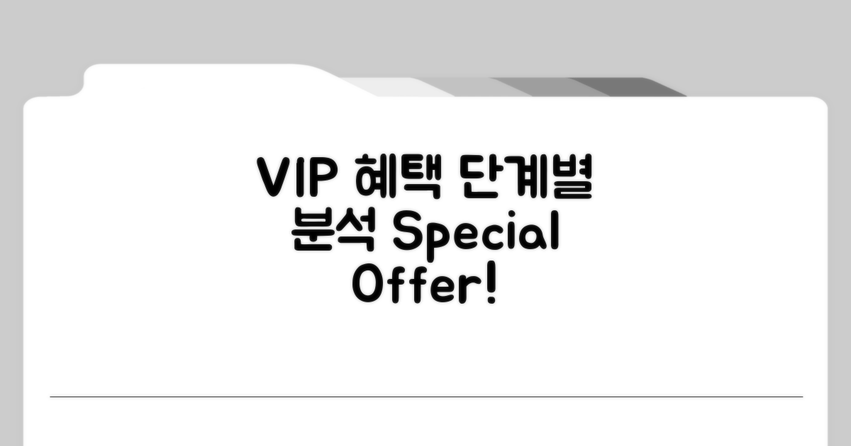 VIP 등급별 혜택 비교 분석