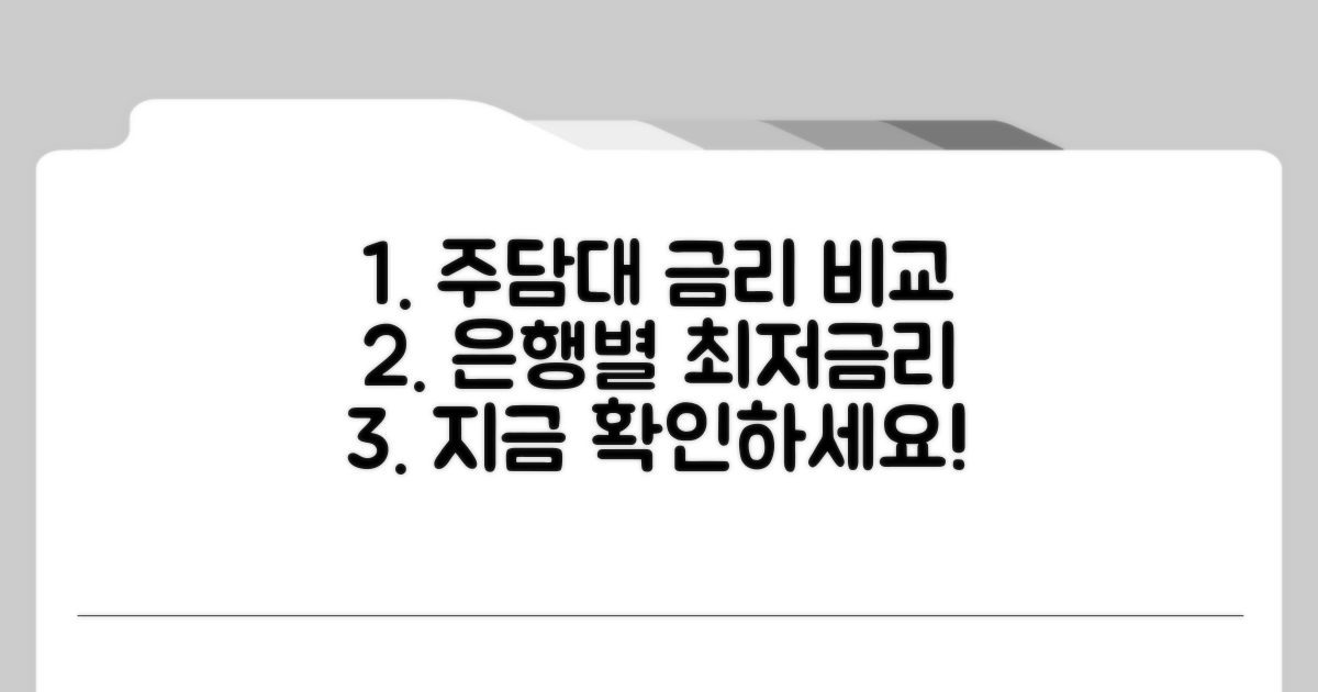 은행별 주담대 금리 비교