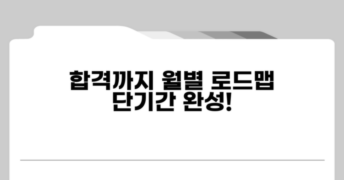 합격까지 몇 개월? 준비 기간 로드맵