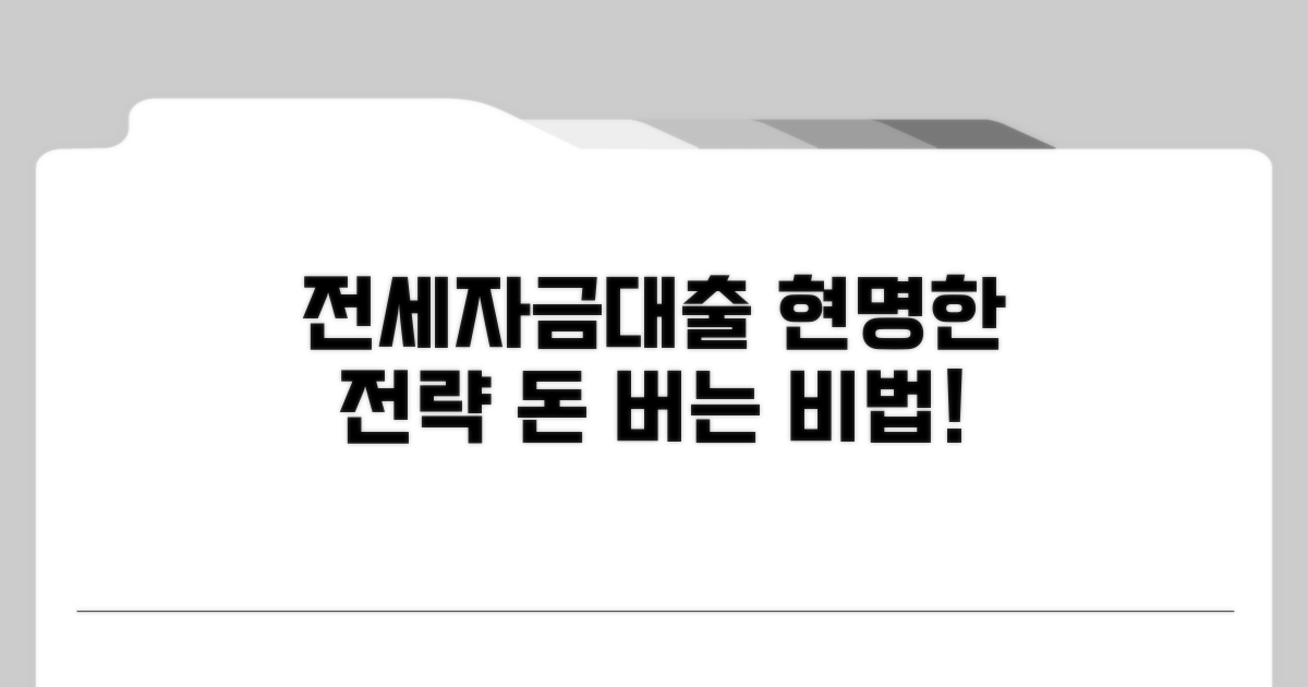 현명한 전세자금대출 활용 전략