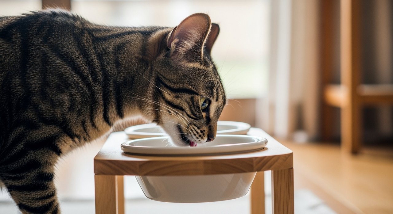 고양이 사료그릇 높이, 목 건강과 소화 위한 최적 높이 찾기