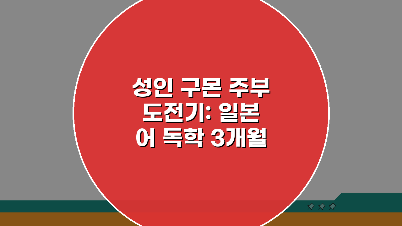 성인 구몬 주부 도전기: 일본어 독학 3개월, 스마트구몬으로 자격증 취득까지!