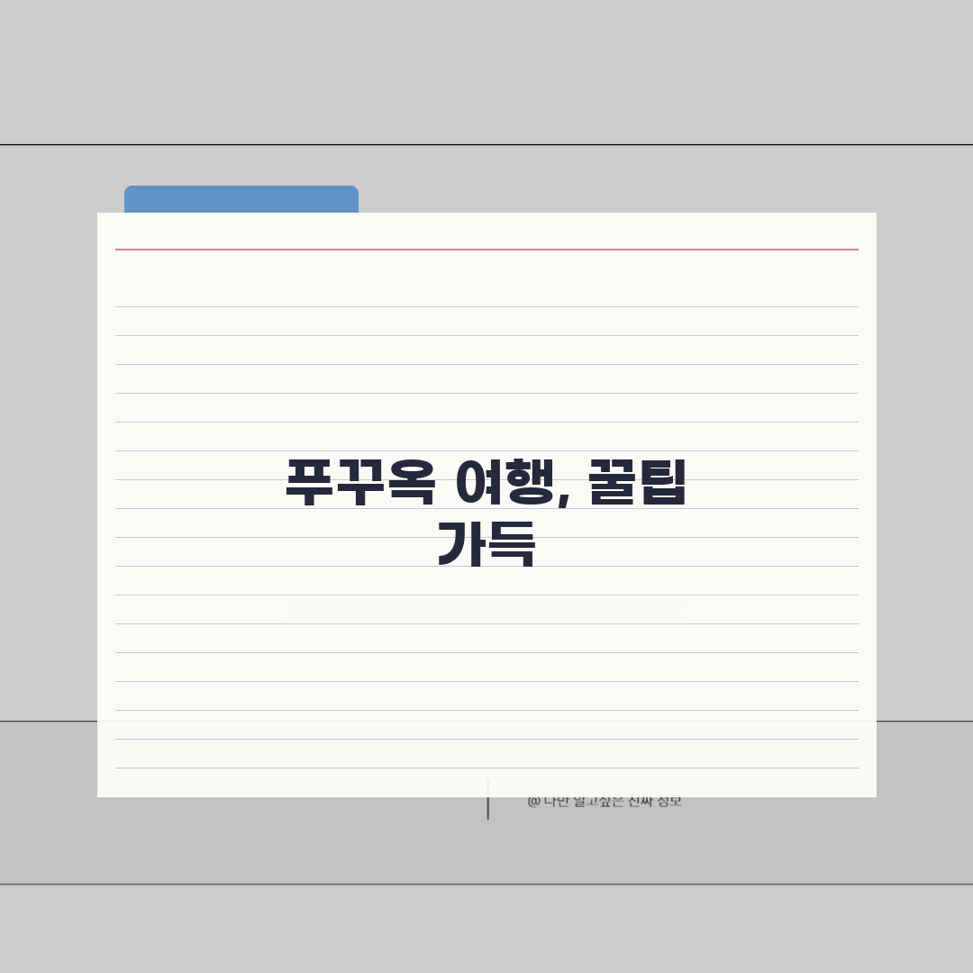 베트남 푸꾸옥 여행플랜 | 비치클럽 | 야시장 | 스노클링 포인트, 제 꿀팁 공유해요!