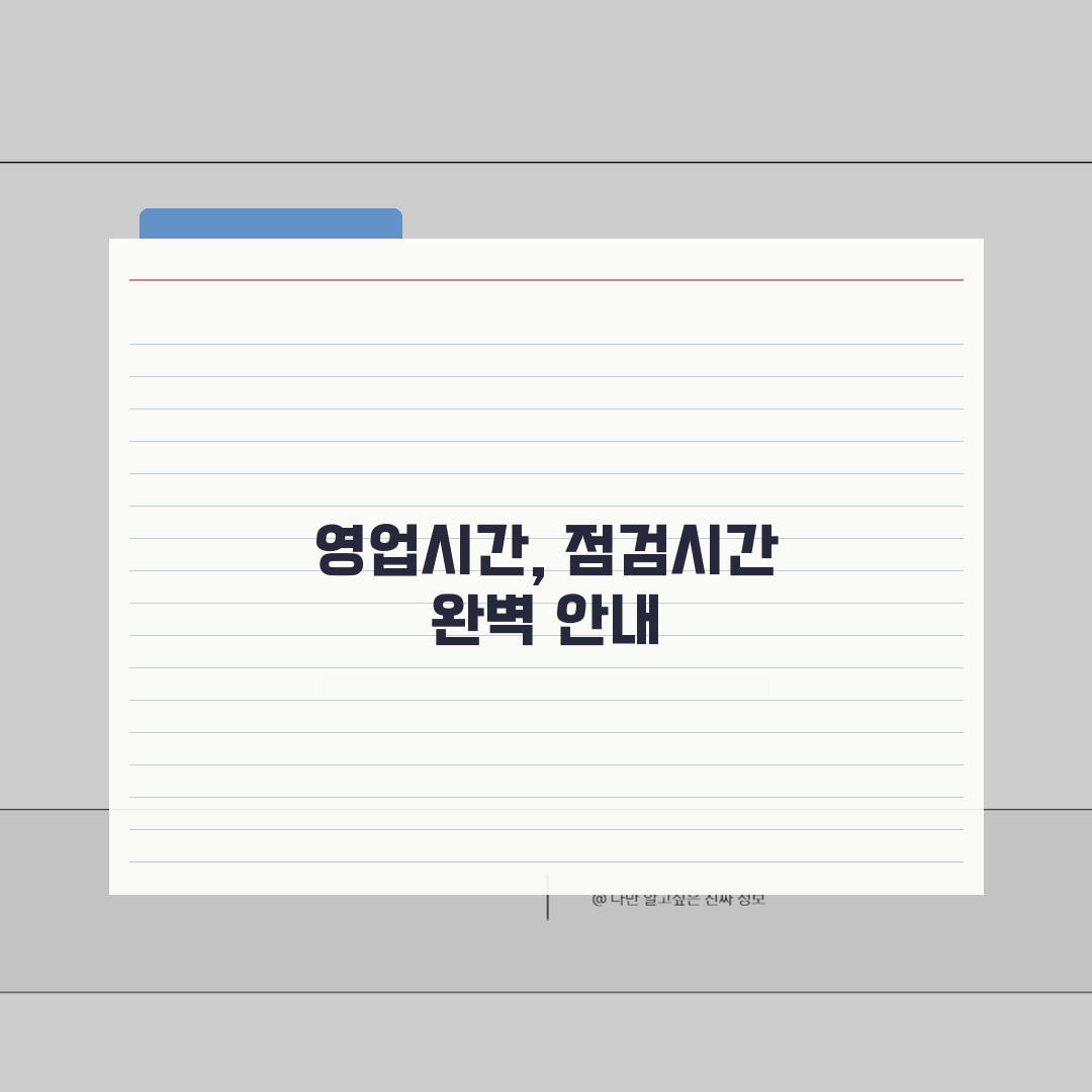 국민은행 영업시간 및 점검시간 | 지점별 영업시간 | 인터넷뱅킹 점검 일정 | 휴일 업무시